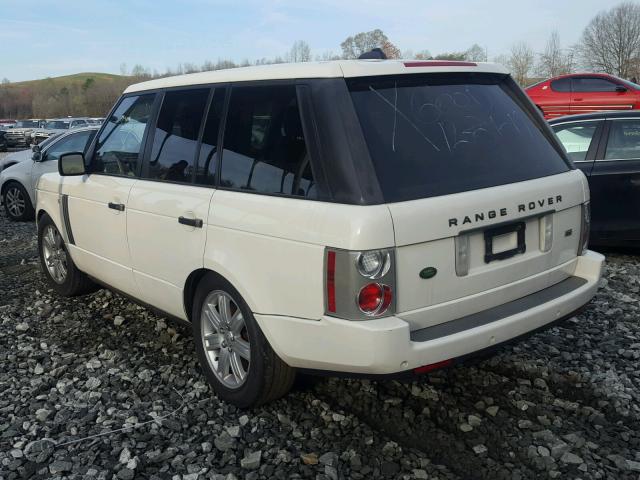 SALMF15468A289109 - 2008 LAND ROVER RANGE ROVE WHITE photo 3