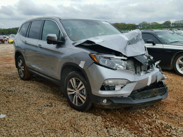 5FNYF5H62HB030623 - 2017 HONDA PILOT EXL SILVER photo 1