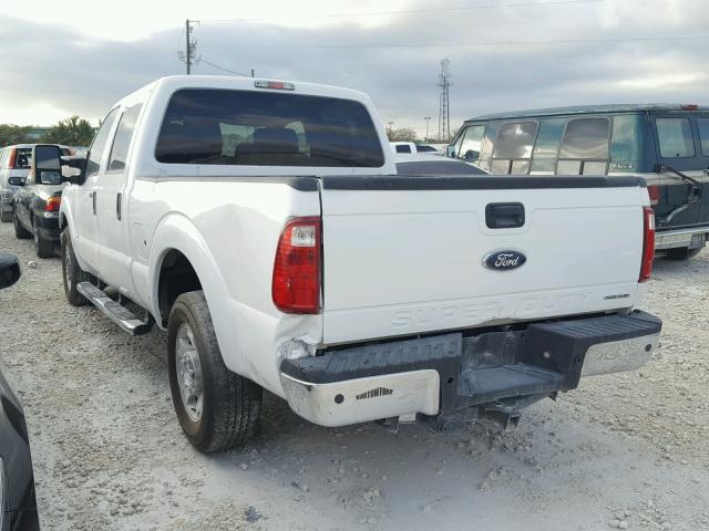 1FT7W2A64GEB02698 - 2016 FORD F250 SUPER WHITE photo 3