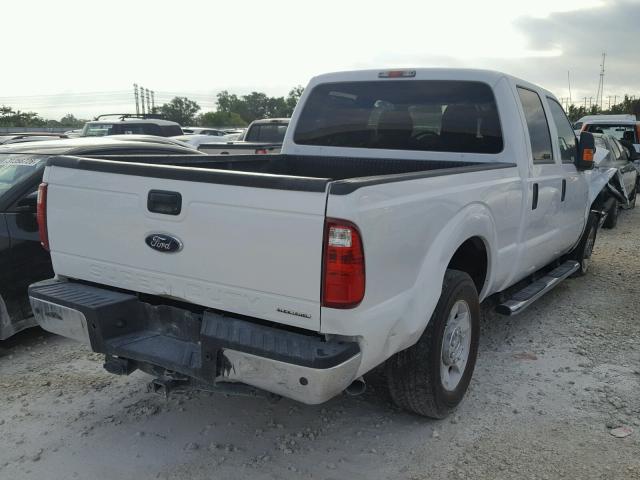 1FT7W2A64GEB02698 - 2016 FORD F250 SUPER WHITE photo 4