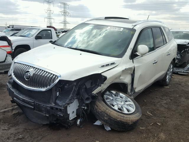 5GAKRCED3BJ329995 - 2011 BUICK ENCLAVE CX WHITE photo 2