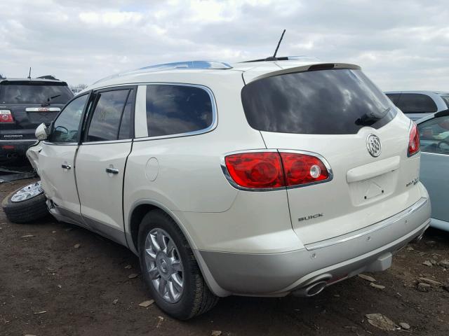 5GAKRCED3BJ329995 - 2011 BUICK ENCLAVE CX WHITE photo 3
