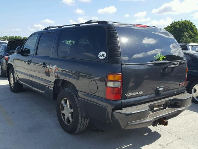 1GKFK66U23J135727 - 2003 GMC YUKON XL D BLACK photo 3