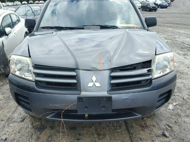 4A4MN21S95E074678 - 2005 MITSUBISHI ENDEAVOR L GRAY photo 7