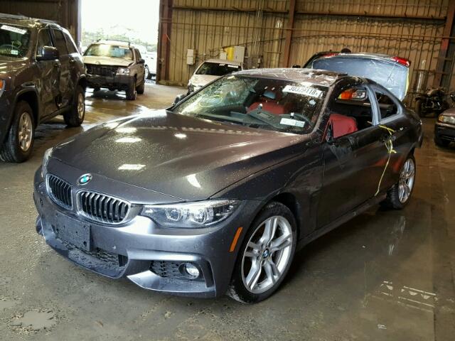 WBA4W9C5XJAB94916 - 2018 BMW 440XI GRAY photo 2