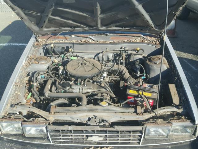 1Y1SK5142JZ108792 - 1988 CHEVROLET NOVA CHARCOAL photo 7