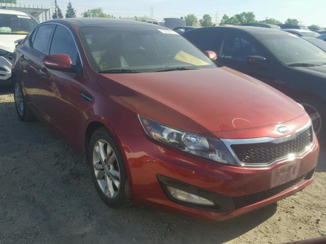 5XXGN4A72DG213264 - 2013 KIA OPTIMA EX RED photo 1