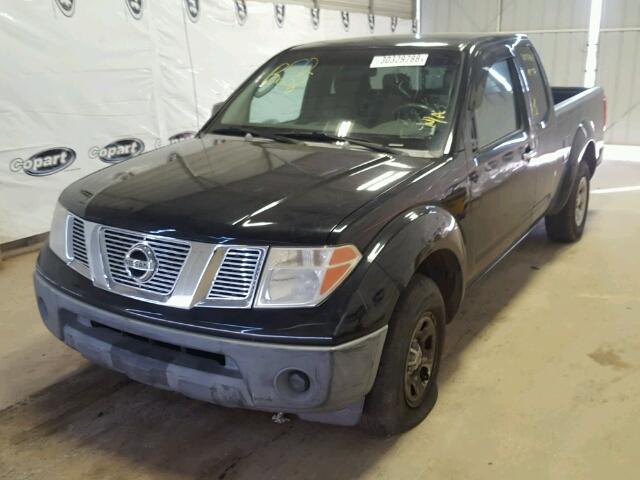 1N6BD06T35C452543 - 2005 NISSAN FRONTIER K BLACK photo 2