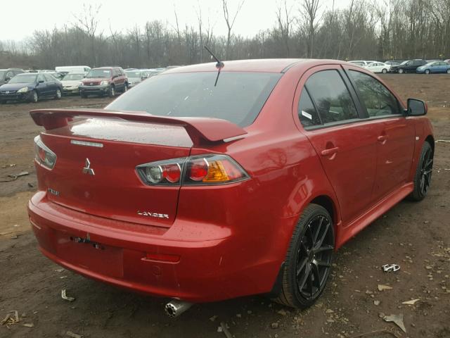 JA32U2FU8EU010048 - 2014 MITSUBISHI LANCER ES/ RED photo 4