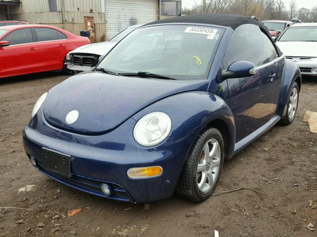3VWCD21Y74M303732 - 2004 VOLKSWAGEN NEW BEETLE 蓝色 照片 2