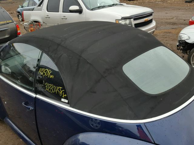 3VWCD21Y74M303732 - 2004 VOLKSWAGEN NEW BEETLE 蓝色 照片 9