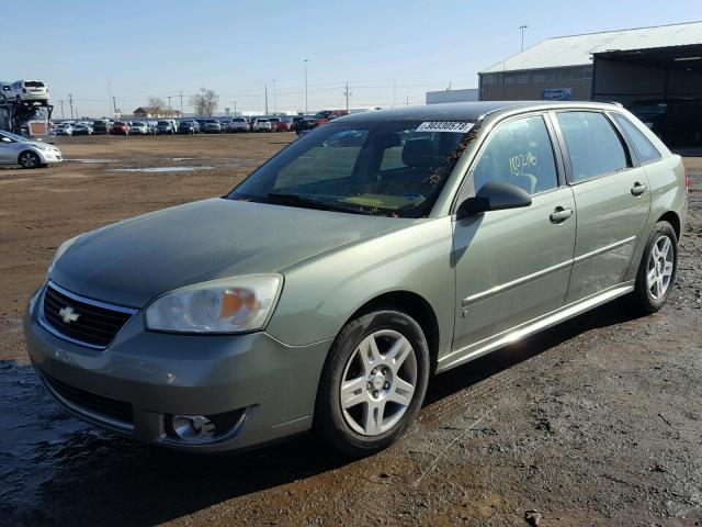 1G1ZT61836F193782 - 2006 CHEVROLET MALIBU MAX GREEN photo 2