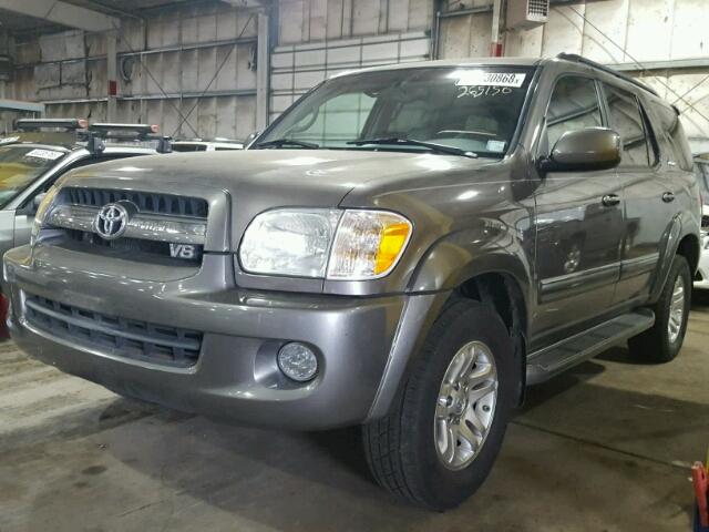 5TDBT48A16S265150 - 2006 TOYOTA SEQUOIA LI GRAY photo 2