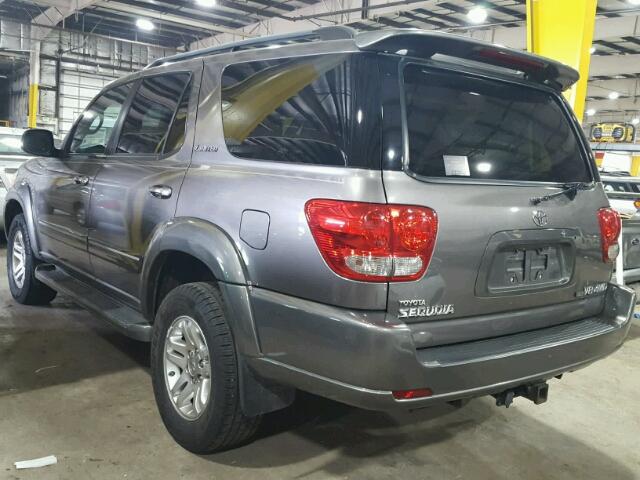 5TDBT48A16S265150 - 2006 TOYOTA SEQUOIA LI GRAY photo 3