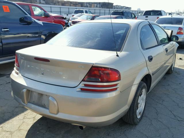 1B3EL36X93N518216 - 2003 DODGE STRATUS SE GOLD photo 4