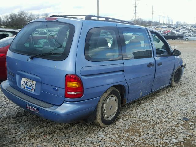 2FMDA51U4VBD14331 - 1997 FORD WINDSTAR W BLUE photo 4