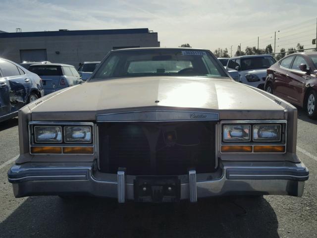 6L578AE635437 - 1980 CADILLAC ELDORADO BEIGE photo 9