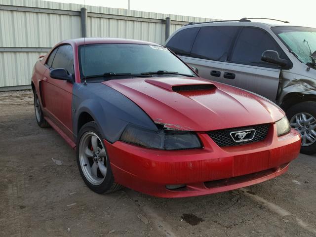 1FAFP42X22F160037 - 2002 FORD MUSTANG GT RED photo 1