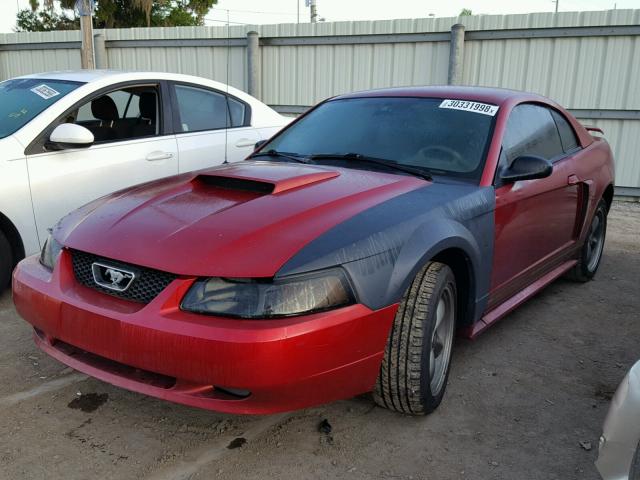 1FAFP42X22F160037 - 2002 FORD MUSTANG GT RED photo 2
