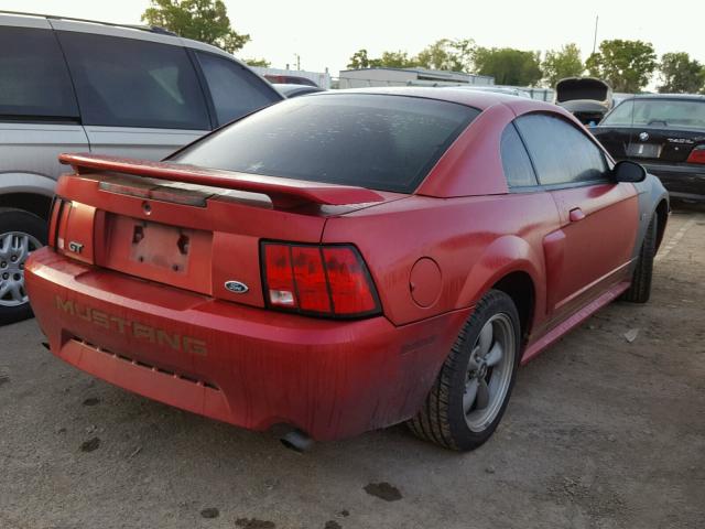 1FAFP42X22F160037 - 2002 FORD MUSTANG GT RED photo 4