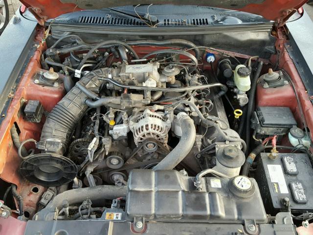 1FAFP42X22F160037 - 2002 FORD MUSTANG GT RED photo 7