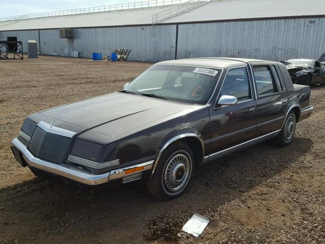 1C3XY56R4MD188843 - 1991 CHRYSLER IMPERIAL 棕色 照片 2