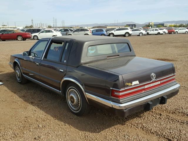 1C3XY56R4MD188843 - 1991 CHRYSLER IMPERIAL 棕色 照片 3