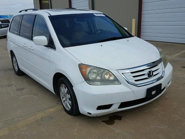 5FNRL38718B403449 - 2008 HONDA ODYSSEY EX WHITE photo 1