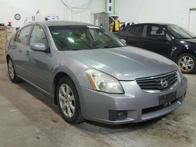 1N4BA41E47C846041 - 2007 NISSAN MAXIMA SE SILVER photo 1