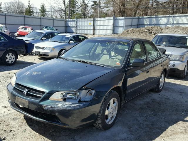 1HGCG6671YA140632 - 2000 HONDA ACCORD EX BLACK photo 2