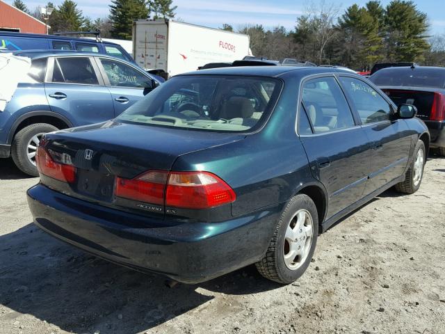 1HGCG6671YA140632 - 2000 HONDA ACCORD EX BLACK photo 4