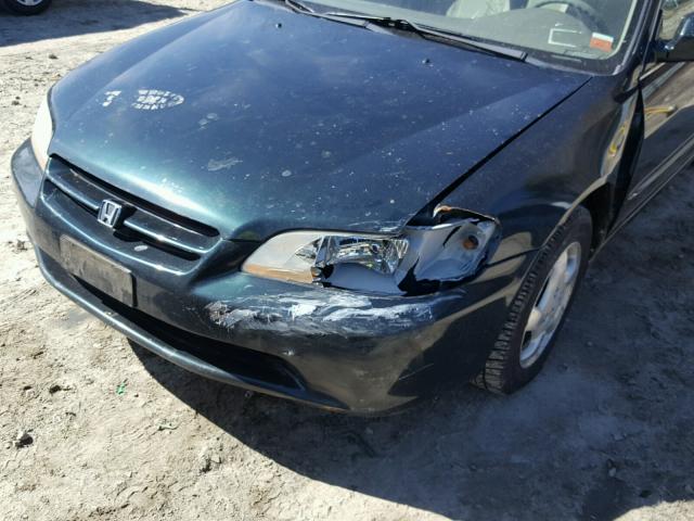 1HGCG6671YA140632 - 2000 HONDA ACCORD EX BLACK photo 9