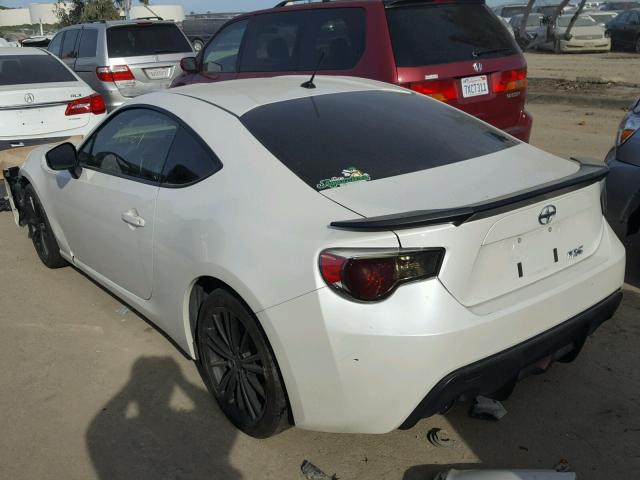 JF1ZNAA15E8708362 - 2014 TOYOTA SCION FR-S თეთრი ფოტო 3