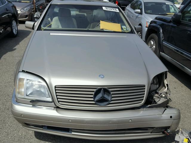 WDBGA70G1WA392635 - 1998 MERCEDES-BENZ CL 500 GOLD photo 10