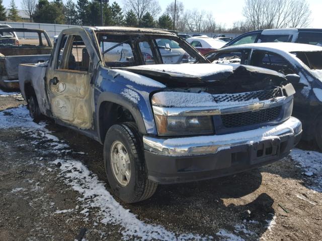 1GCDT198358238134 - 2005 CHEVROLET COLORADO BLUE photo 1