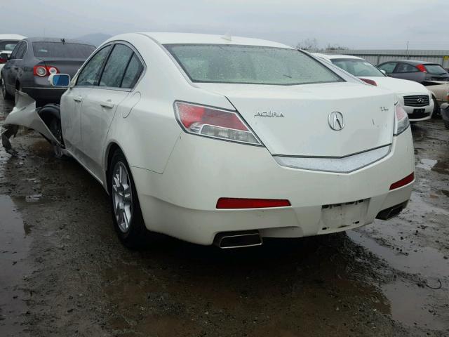 19UUA8F20AA022745 - 2010 ACURA TL WHITE photo 3