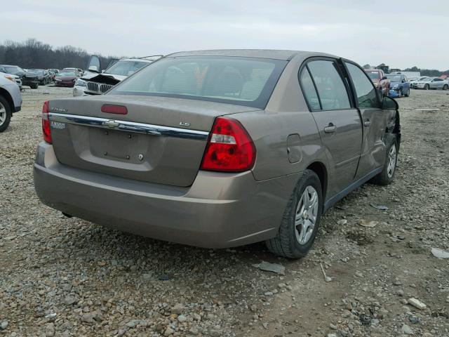 1G1ZS58F97F217120 - 2007 CHEVROLET MALIBU LS 棕色 照片 4