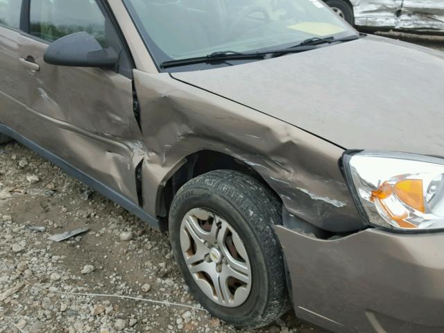 1G1ZS58F97F217120 - 2007 CHEVROLET MALIBU LS 棕色 照片 9