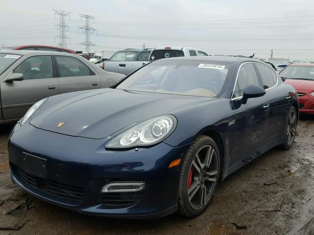 WP0AC2A76AL090550 - 2010 PORSCHE PANAMERA T BLUE photo 2