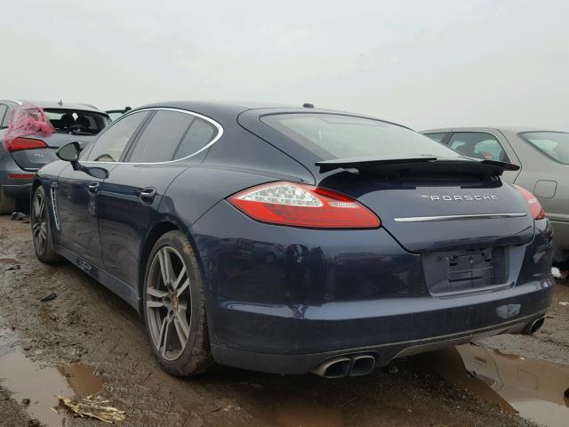 WP0AC2A76AL090550 - 2010 PORSCHE PANAMERA T BLUE photo 3