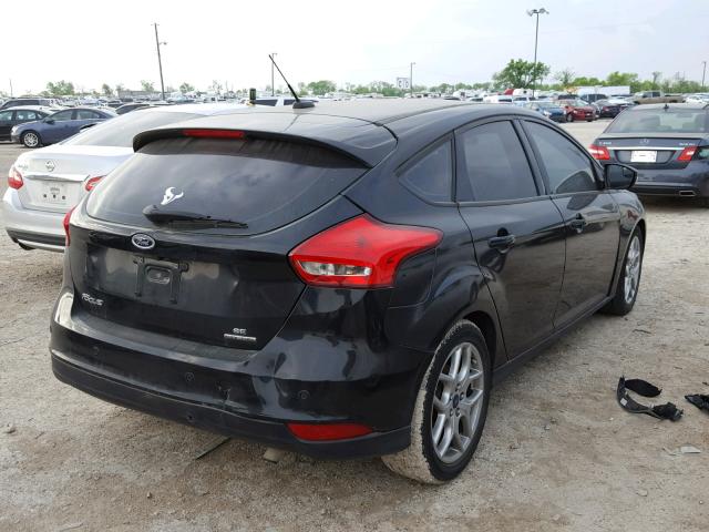 1FADP3K29FL361320 - 2015 FORD FOCUS SE BLACK photo 4