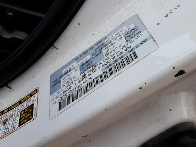 JM3ER29L070136912 - 2007 MAZDA CX-7 WHITE photo 10