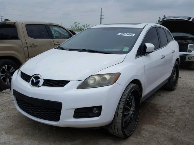 JM3ER29L070136912 - 2007 MAZDA CX-7 WHITE photo 2