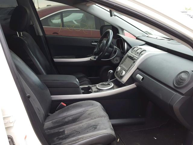 JM3ER29L070136912 - 2007 MAZDA CX-7 WHITE photo 5