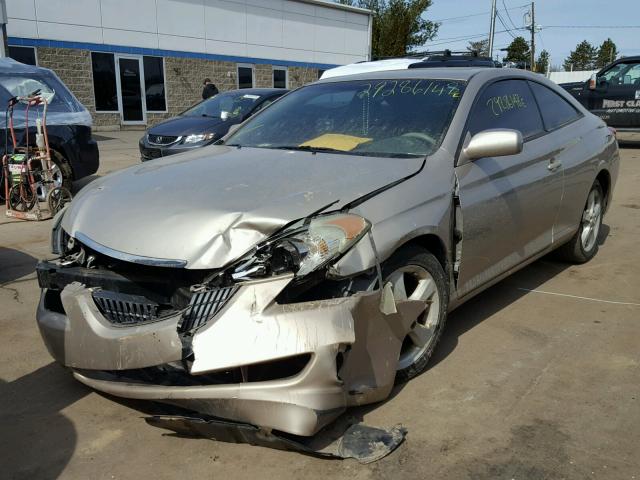 4T1CA38P24U007538 - 2004 TOYOTA CAMRY SOLA GOLD photo 1