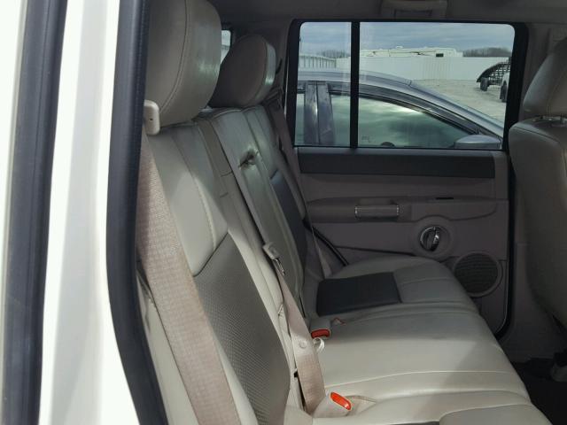 1J8HG58TX9C542110 - 2009 JEEP COMMANDER WHITE photo 6