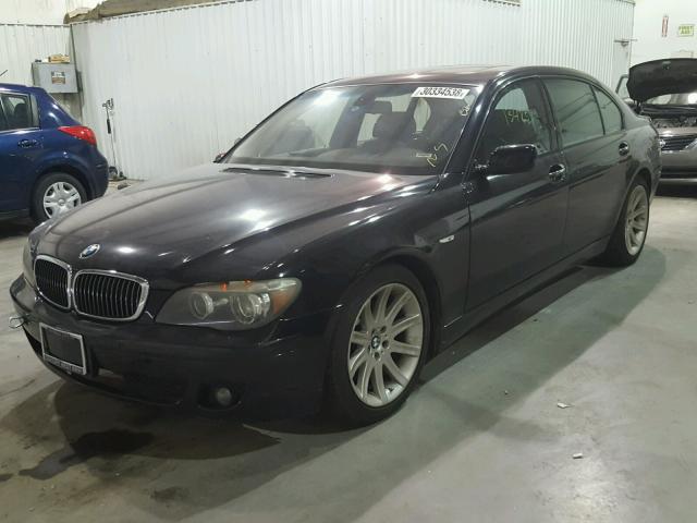 WBAHN83536DT62123 - 2006 BMW 750 LI BLACK photo 2