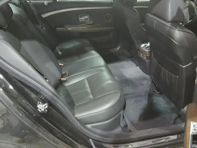 WBAHN83536DT62123 - 2006 BMW 750 LI BLACK photo 6