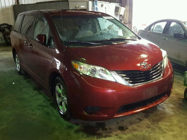 5TDKK3DC2BS076005 - 2011 TOYOTA SIENNA LE RED photo 1