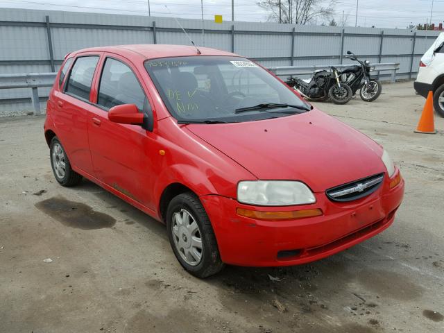 KL1TJ62604B204586 - 2004 CHEVROLET AVEO LS 红色 照片 1